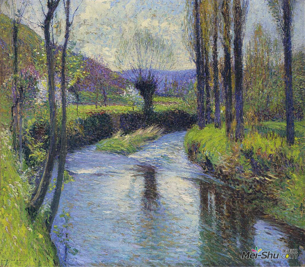 亨利马丁(Henri Martin)高清作品《柳树》