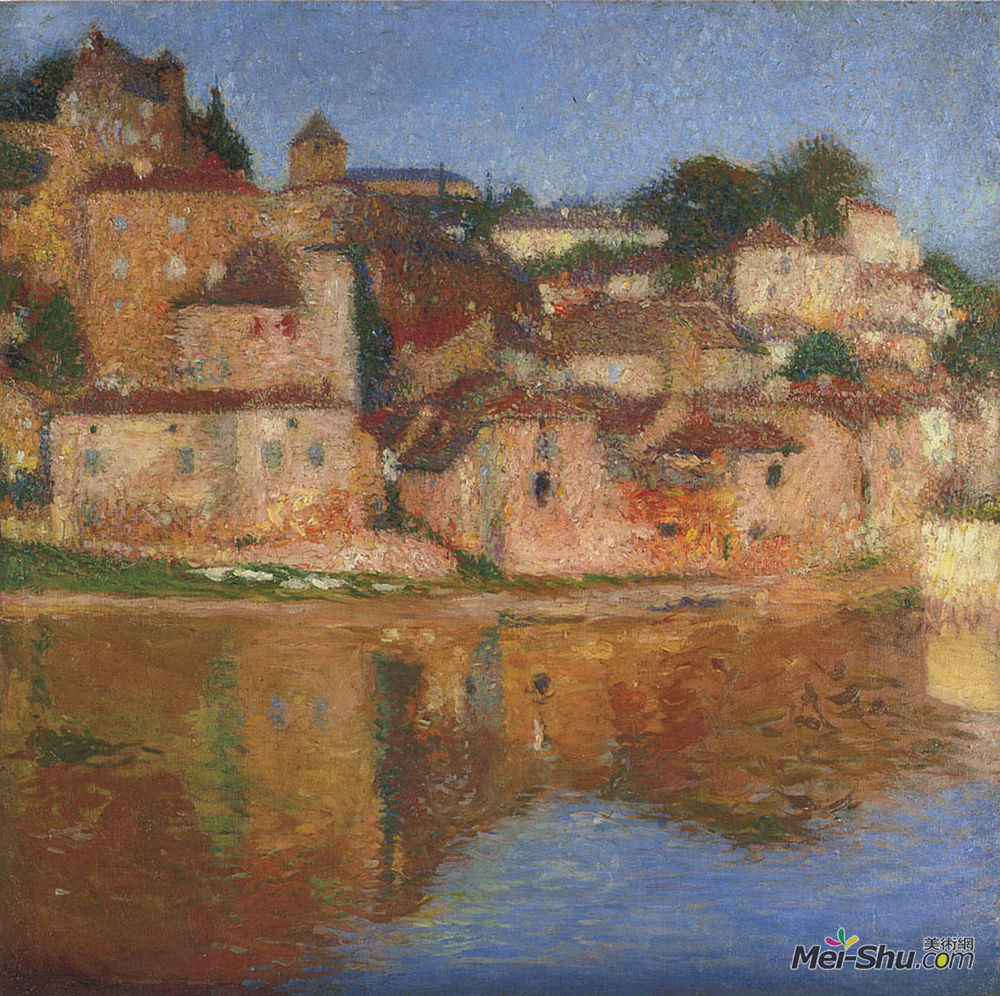 亨利马丁(Henri Martin)高清作品《普伊列维克观》