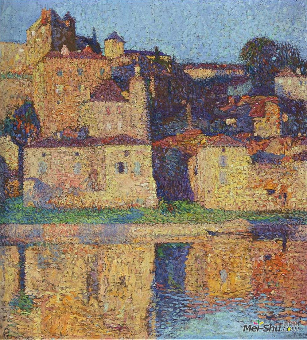 亨利马丁(Henri Martin)高清作品《普伊列维克观》