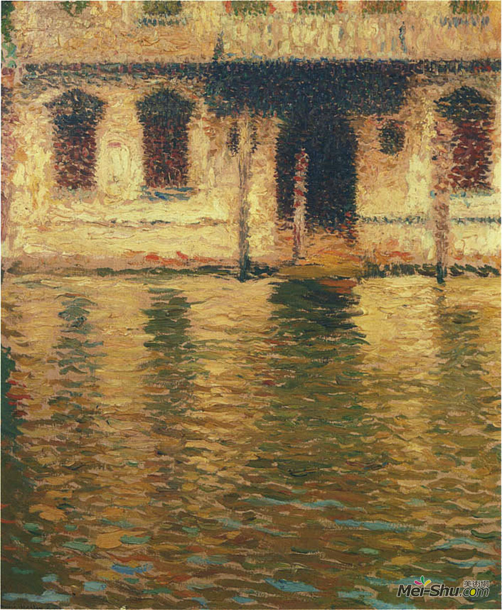 亨利马丁(Henri Martin)高清作品《威尼斯宫观》