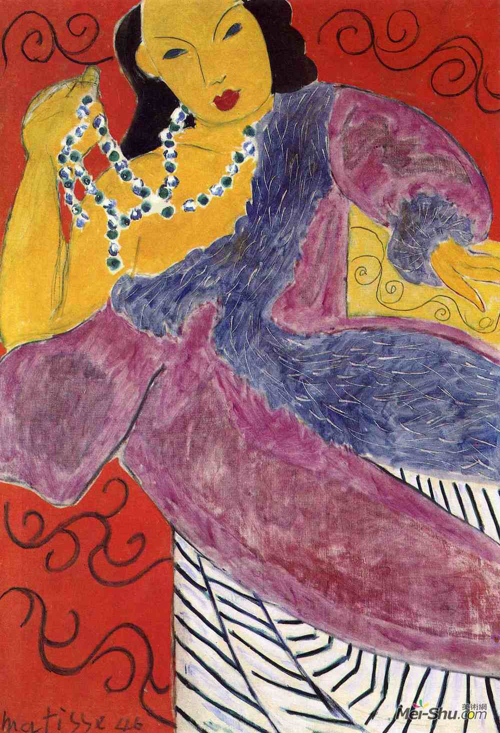 亨利·马蒂斯(Henri Matisse)高清作品《亚洲》
