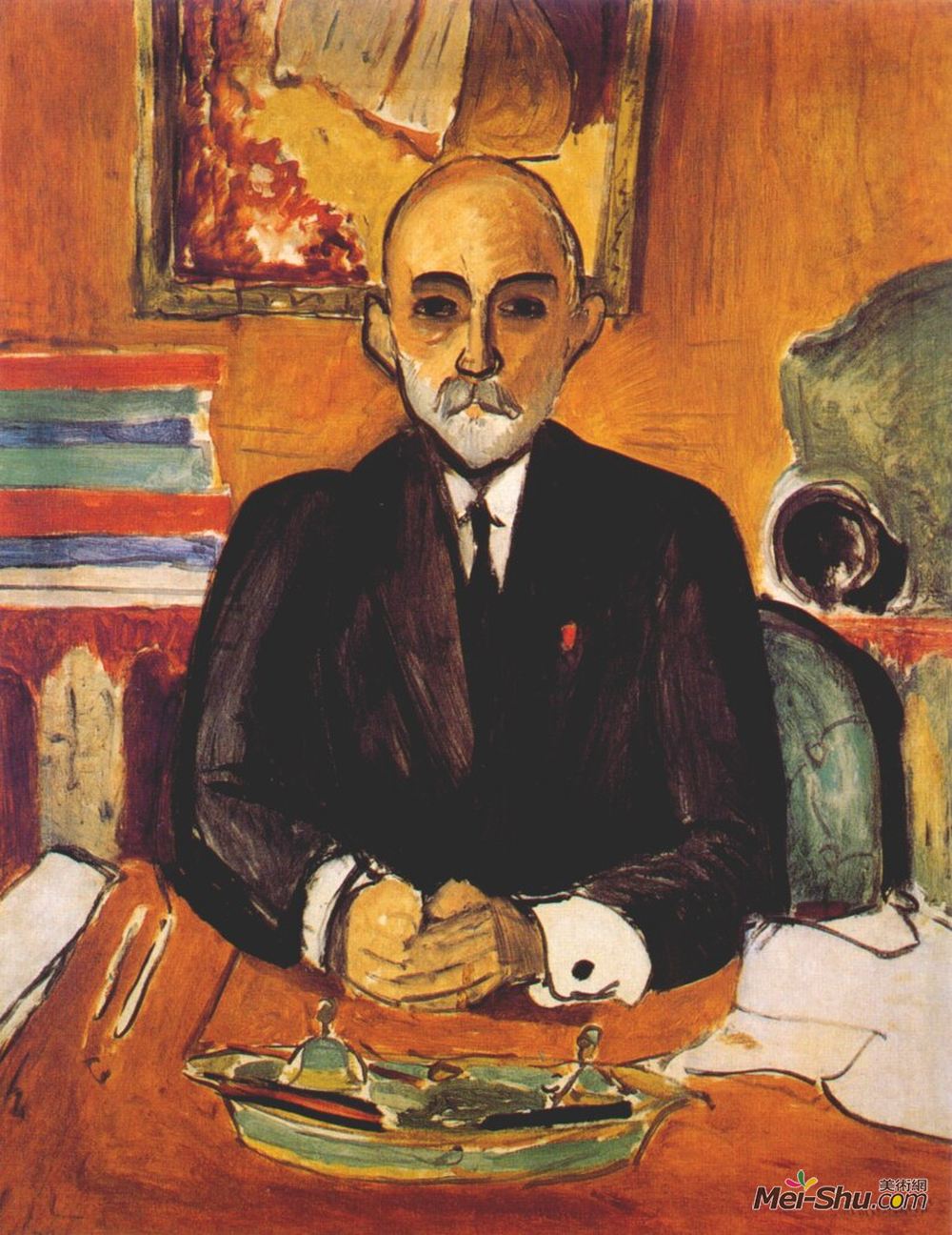 亨利·马蒂斯(Henri Matisse)高清作品《Auguste Pellerin (I)》