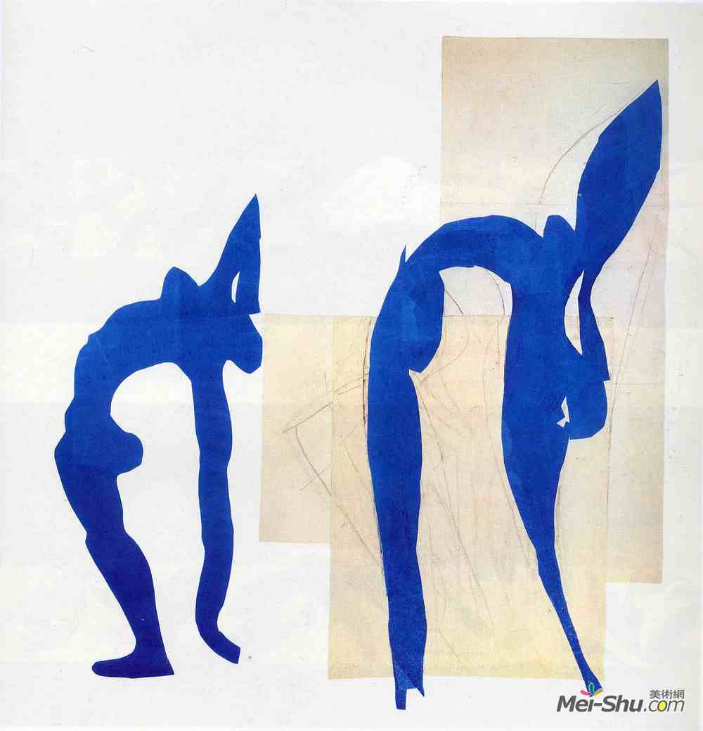 亨利·马蒂斯(Henri Matisse)高清作品《蓝色裸体》