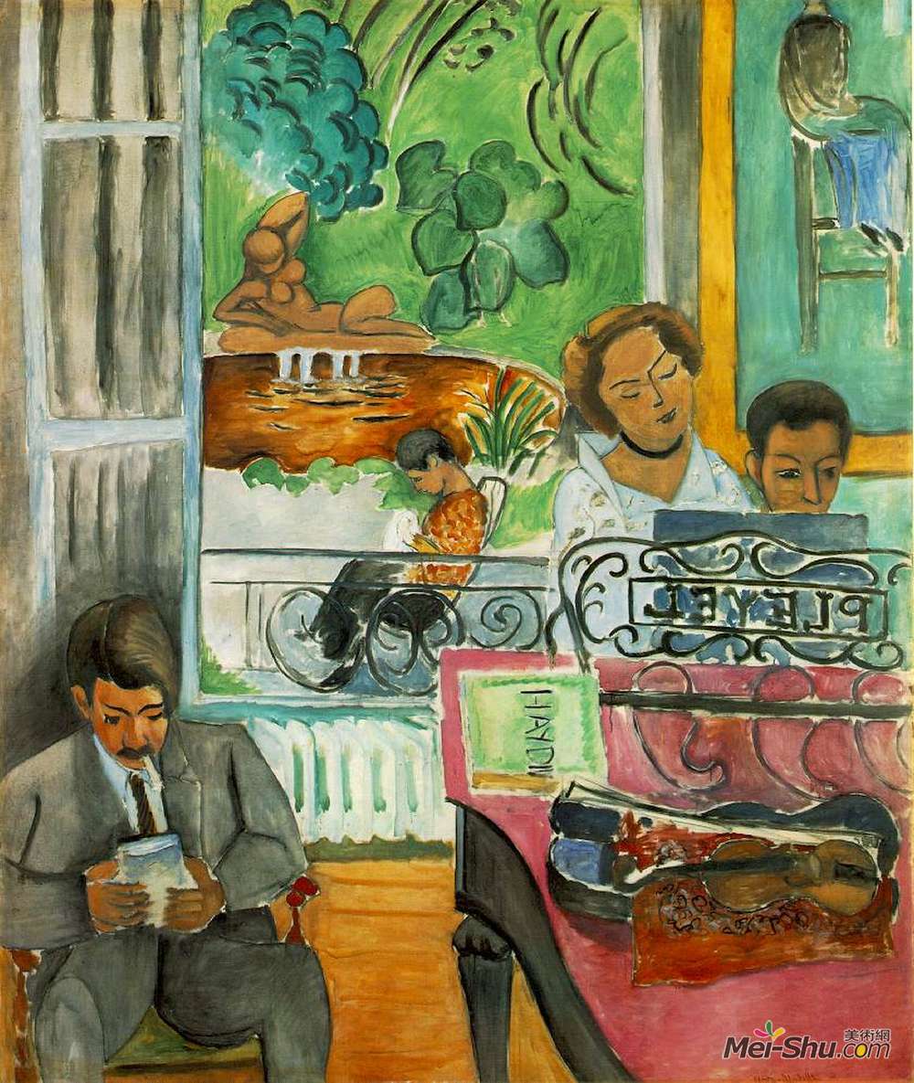 亨利·马蒂斯(Henri Matisse)高清作品《音乐课》
