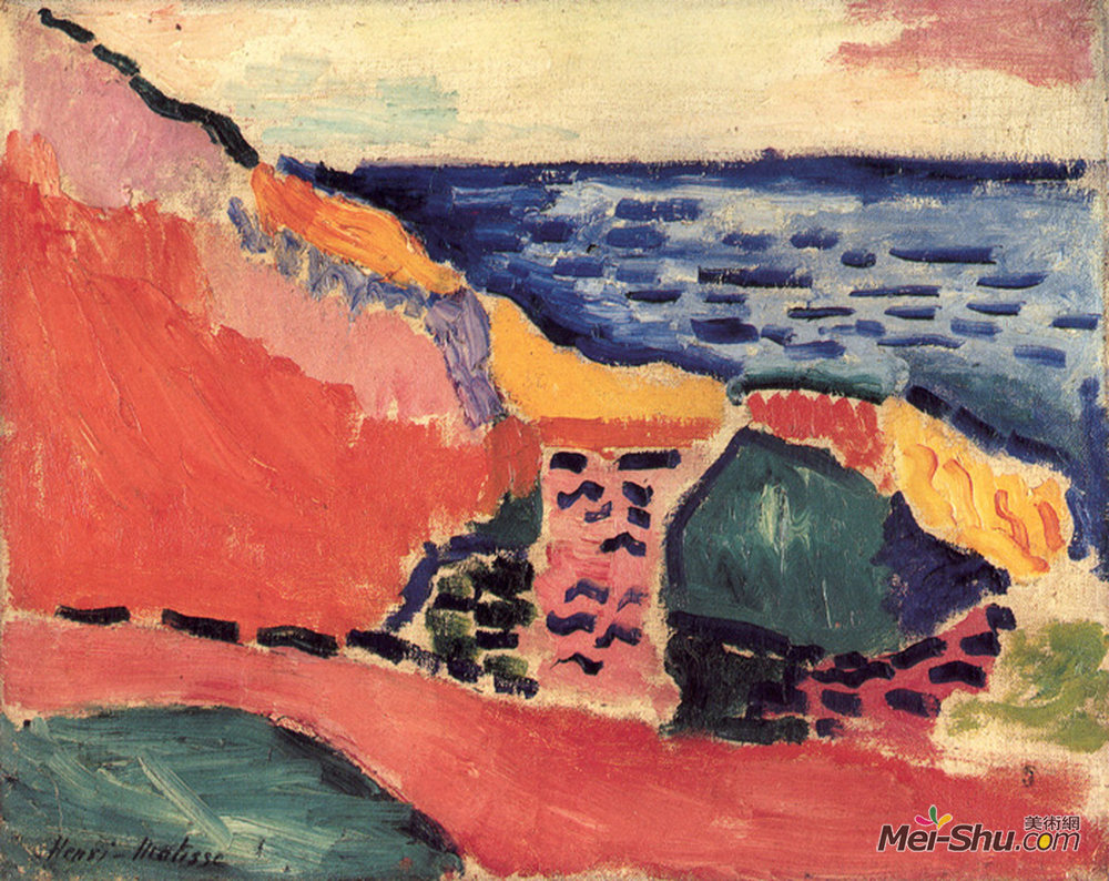 亨利·马蒂斯(Henri Matisse)高清作品《La Moulade (Collioure In The Summer)》