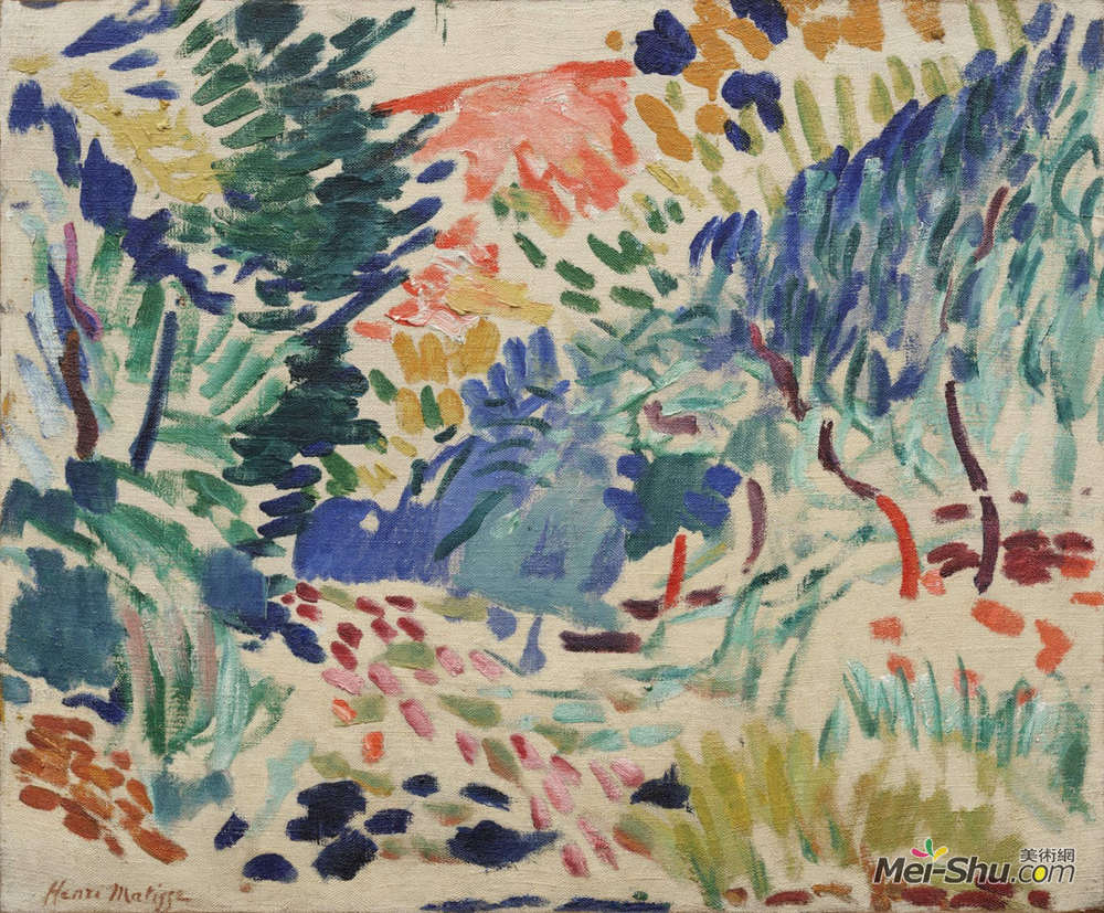 亨利·马蒂斯(Henri Matisse)高清作品《科利尤尔风景》