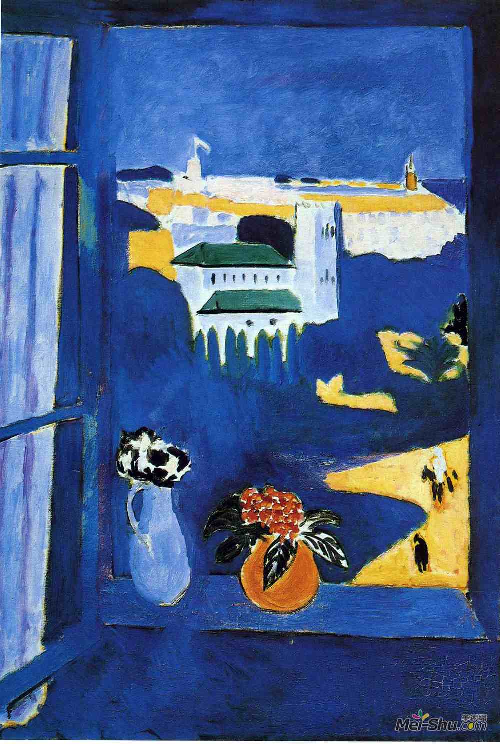 亨利·马蒂斯(Henri Matisse)高清作品《从窗户看风景》