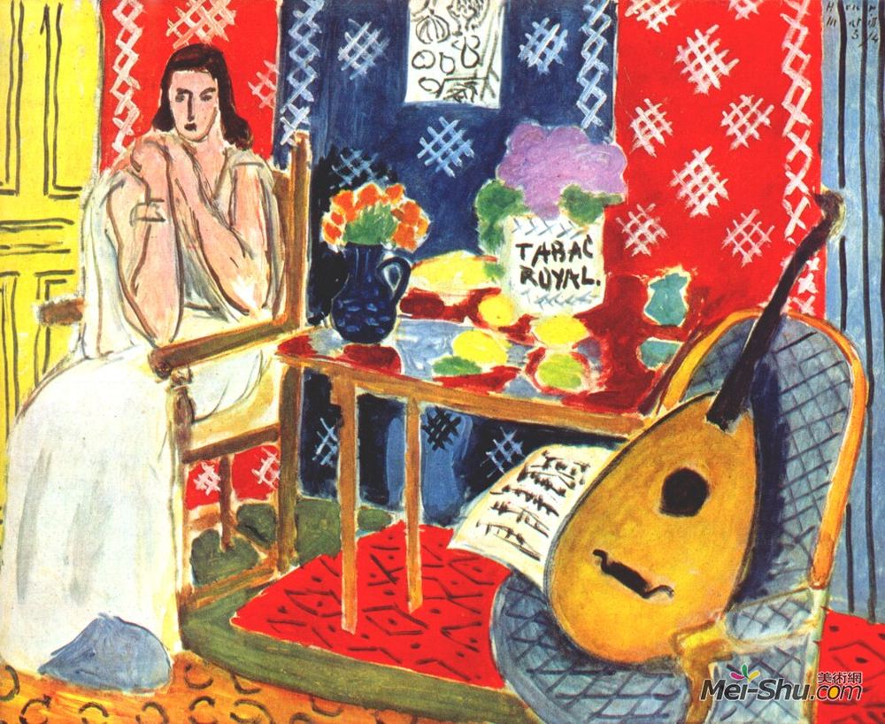 亨利·马蒂斯(Henri Matisse)高清作品《皇家塔巴克》