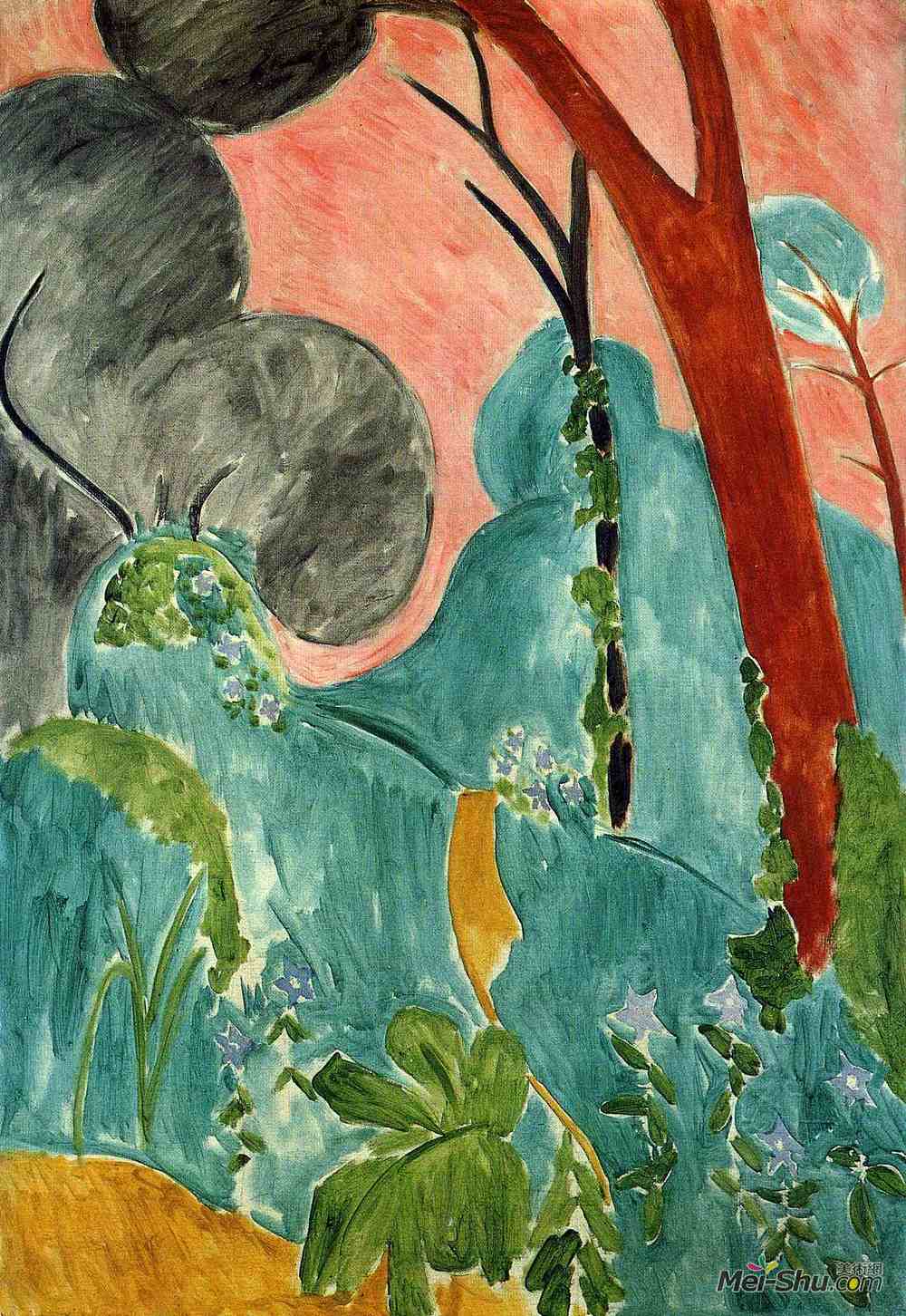 亨利·马蒂斯(Henri Matisse)高清作品《摩拉克花园》