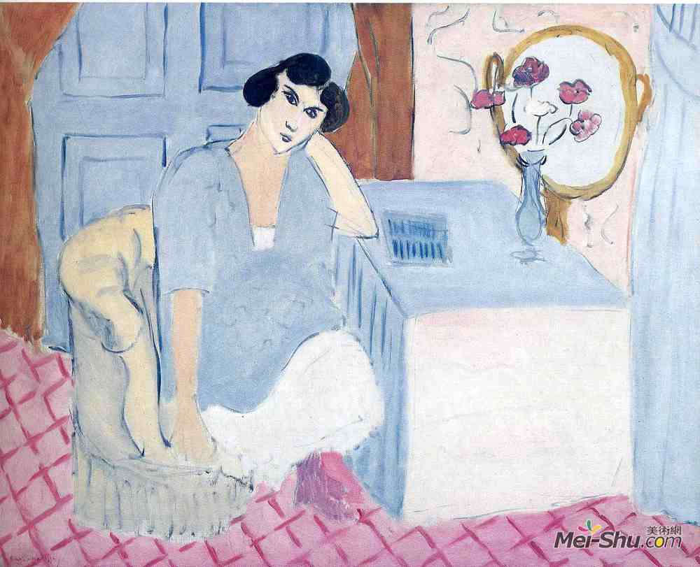 亨利·马蒂斯(Henri Matisse)高清作品《自然读者》