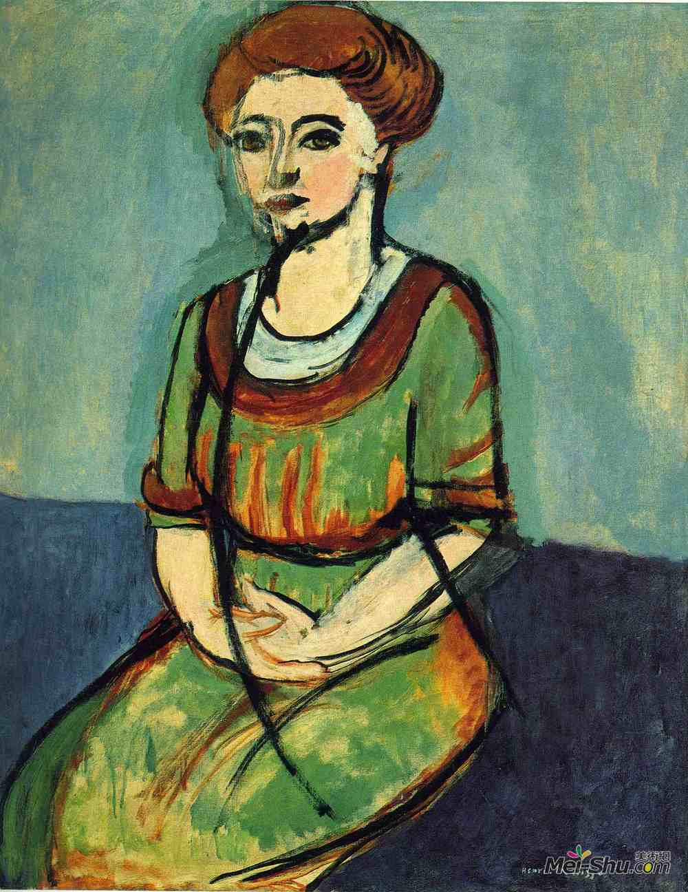 亨利·马蒂斯(Henri Matisse)高清作品《奥尔加默森》