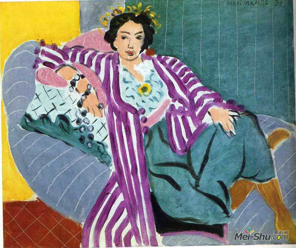 《紫袍小妖怪》亨利·马蒂斯(henri matisse)高清作品欣赏