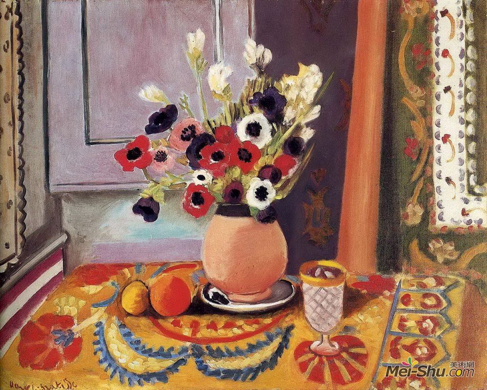 亨利·马蒂斯(Henri Matisse)高清作品《静物》