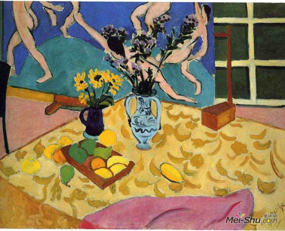 亨利·马蒂斯(Henri Matisse)高清作品《静物与舞蹈》