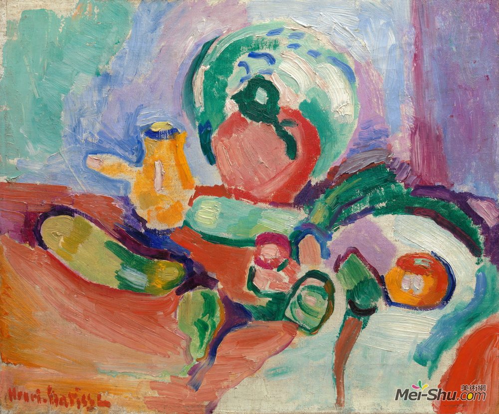 亨利·马蒂斯(Henri Matisse)高清作品《蔬菜静物》