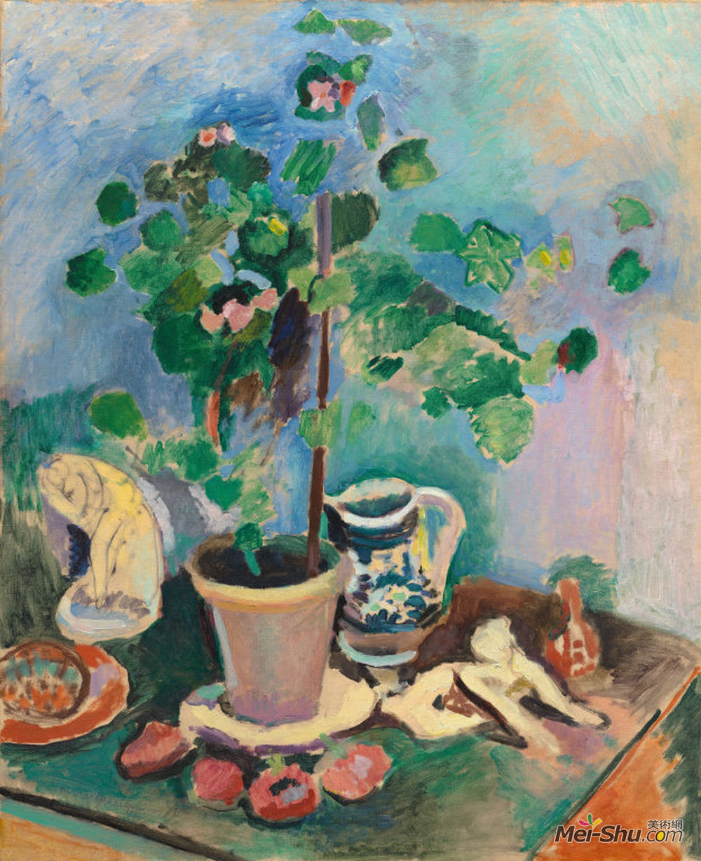亨利·马蒂斯(Henri Matisse)高清作品《天竺葵》
