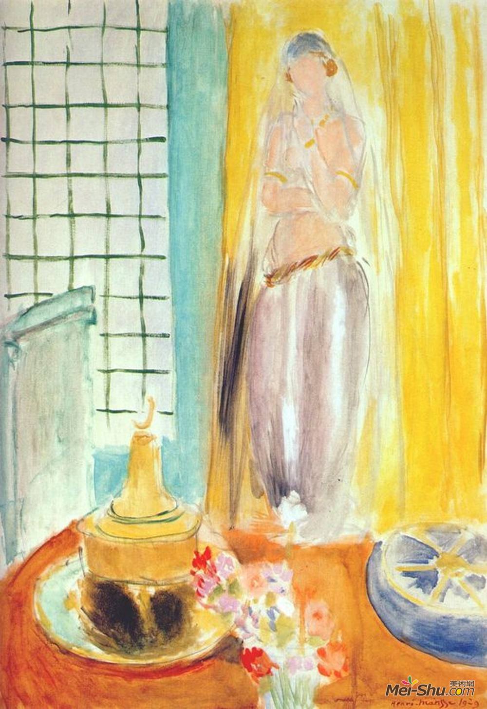 亨利·马蒂斯(Henri Matisse)高清作品《摩尔女人》