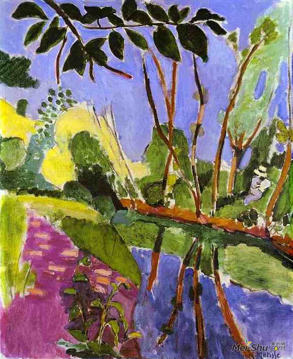 亨利·马蒂斯(Henri Matisse)高清作品《河岸》