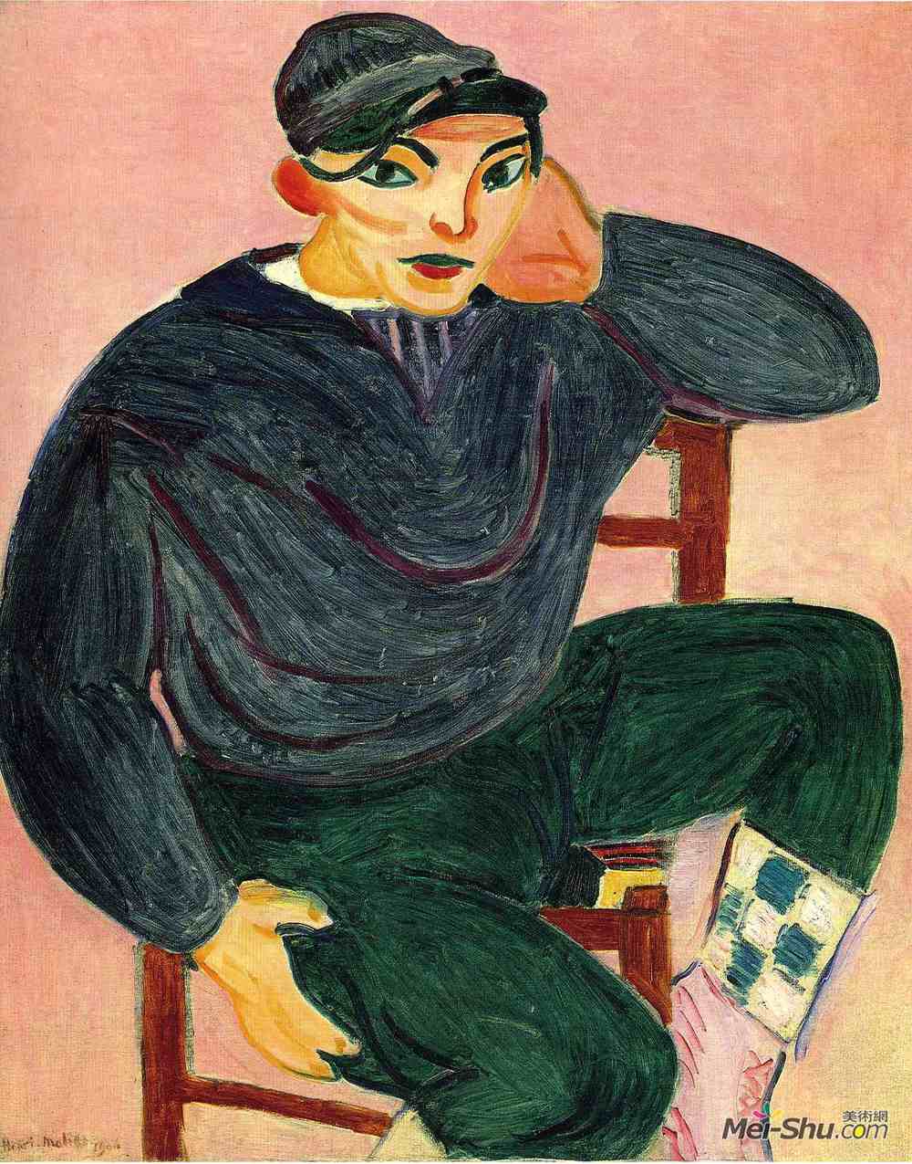 亨利·马蒂斯(Henri Matisse)高清作品《The Young Sailor II》