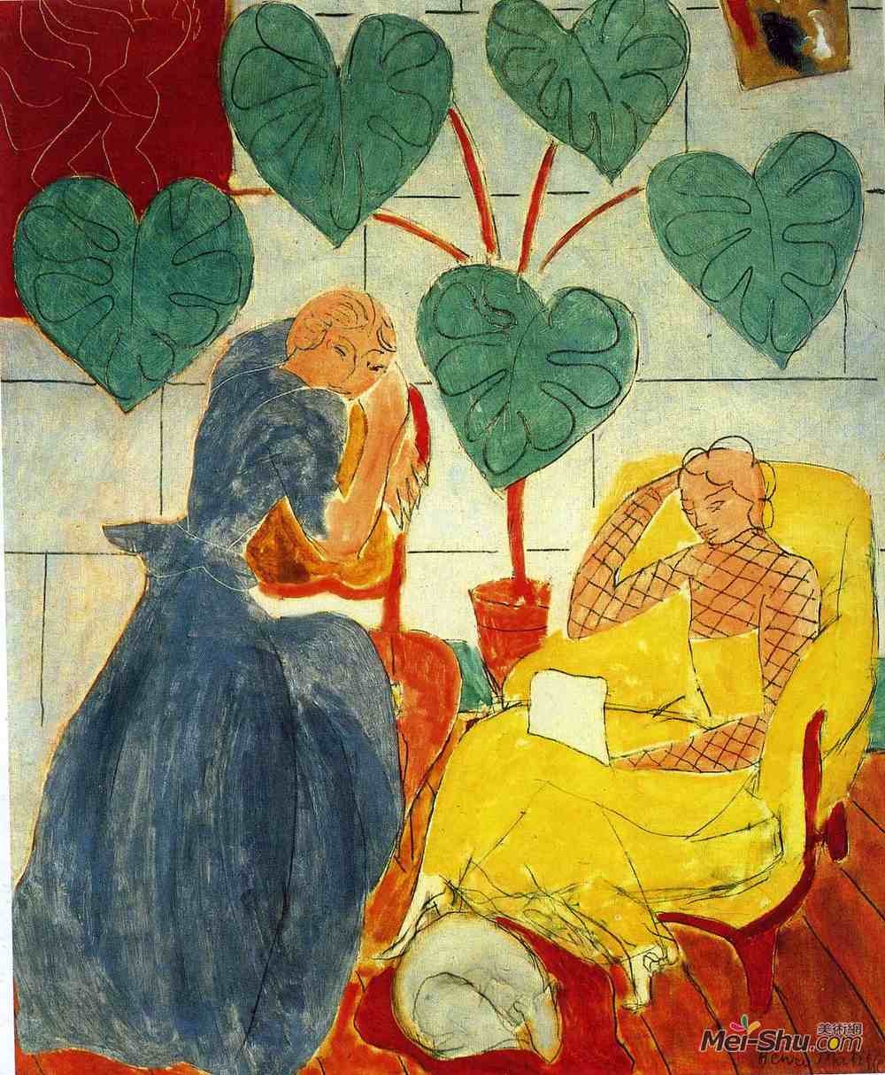 亨利·马蒂斯(Henri Matisse)高清作品《温室》