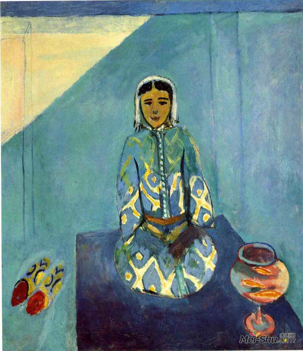 亨利·马蒂斯(Henri Matisse)高清作品《Zorah on the Terrace》