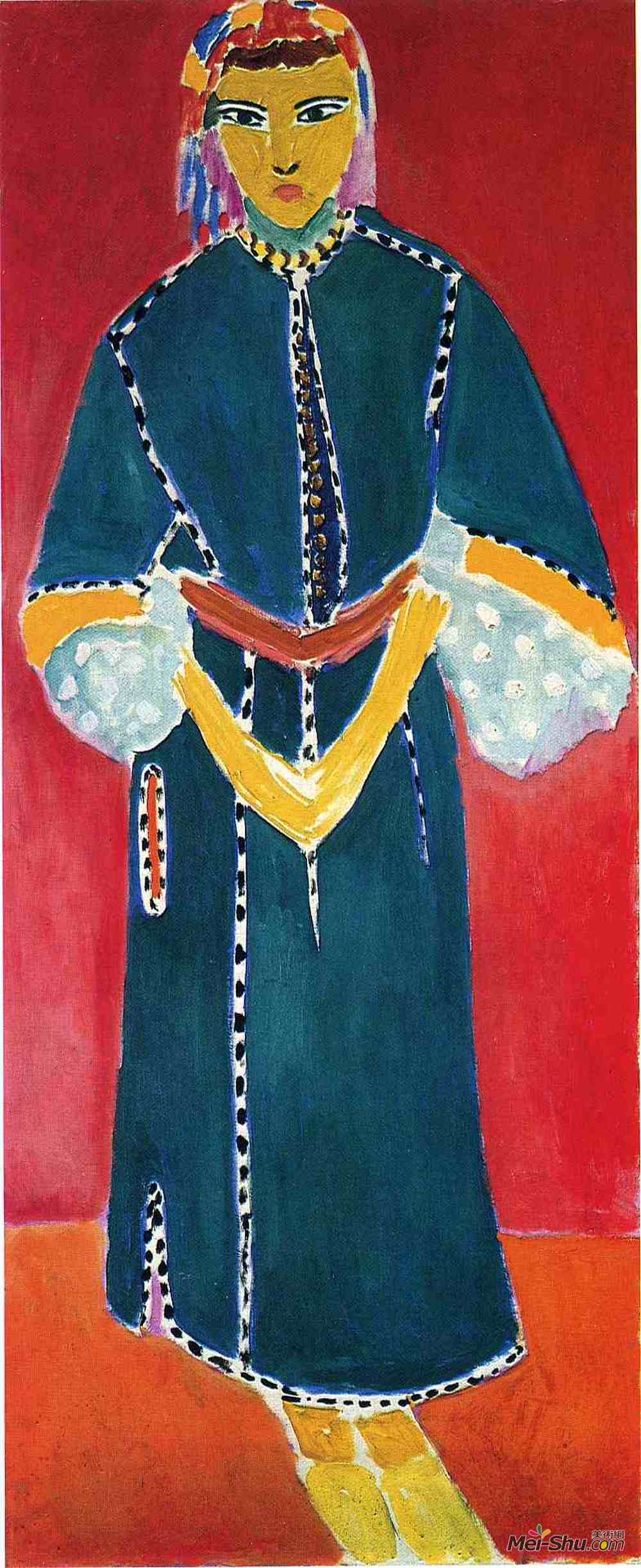 亨利·马蒂斯(Henri Matisse)高清作品《佐拉站立》