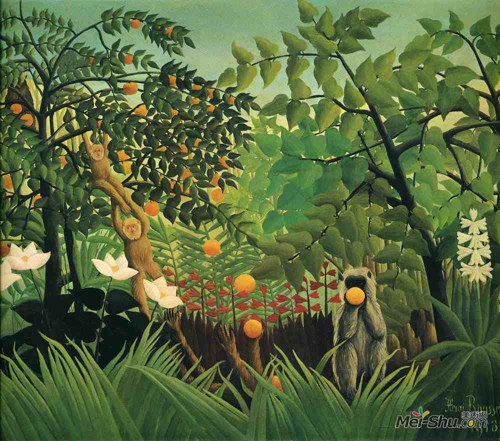 亨利·卢梭(Henri Rousseau)高清作品《异域景观》