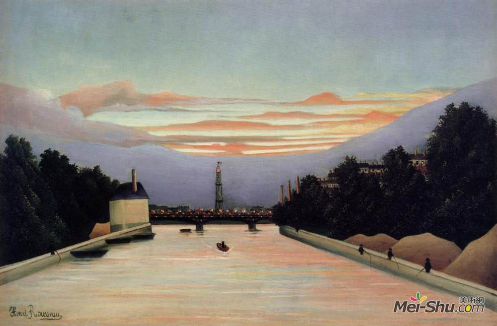 亨利·卢梭(Henri Rousseau)高清作品《埃菲尔铁塔》