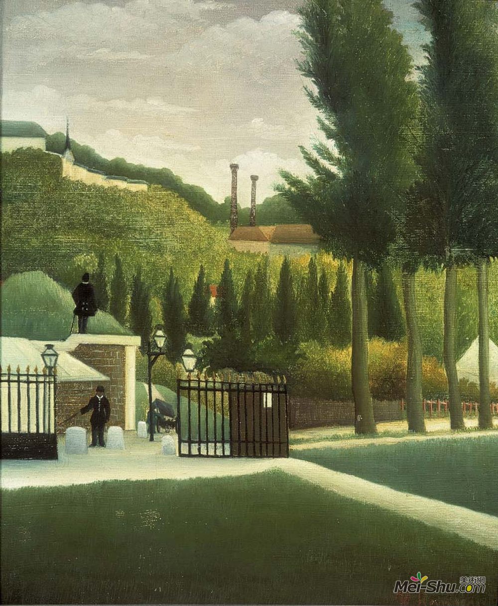 亨利·卢梭(Henri Rousseau)高清作品《收费站》