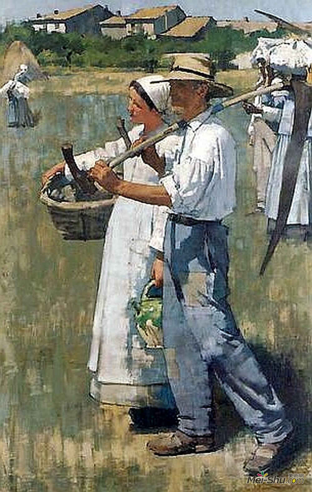 亨利·赫尔伯特·拉坦格(Henry Herbert La Thangue)高清作品《In the Dauphin&é》