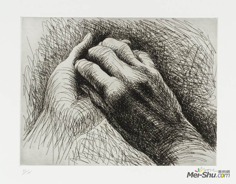 亨利·摩尔(Henry Moore)高清作品《The Artist's Hand II》