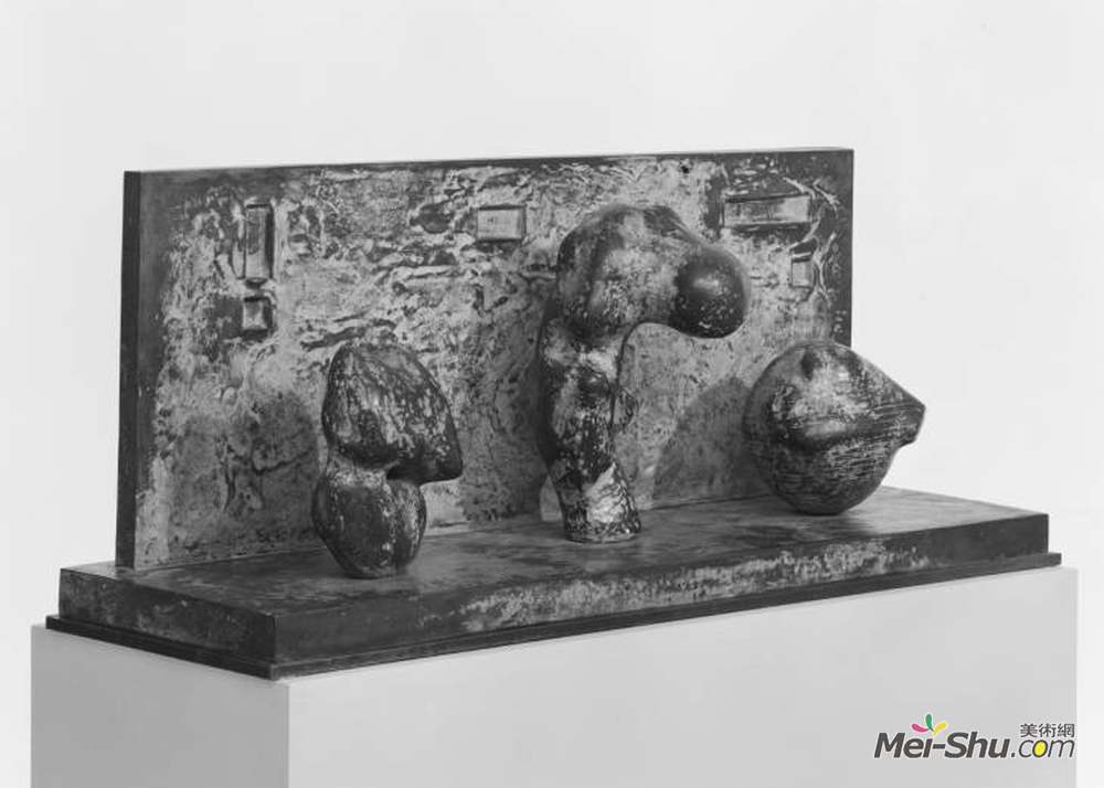 亨利·摩尔(Henry Moore)高清作品《反对三号墙的2大动机》