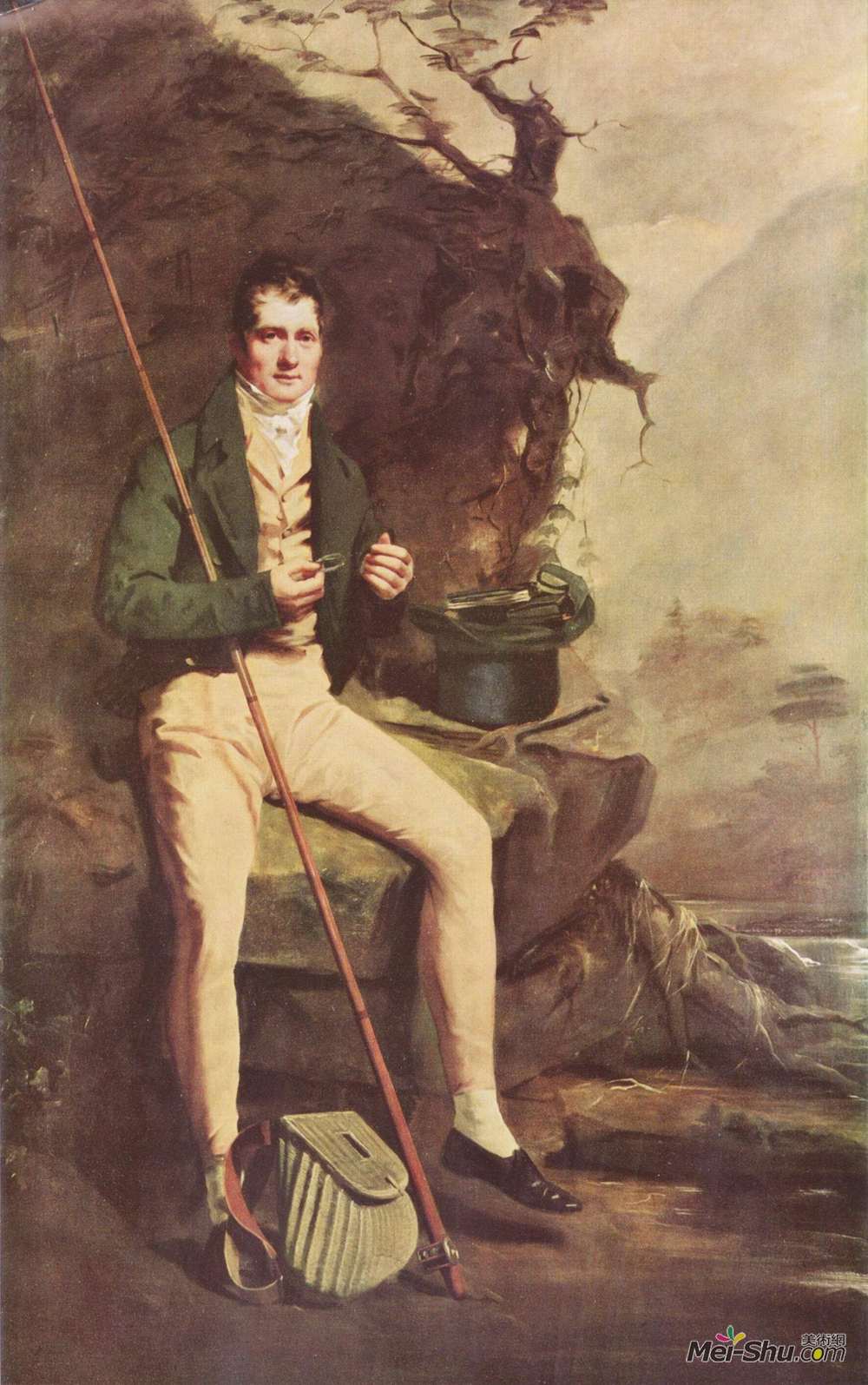 亨利·雷本(Henry Raeburn)高清作品《布莱斯麦克默多的肖像》