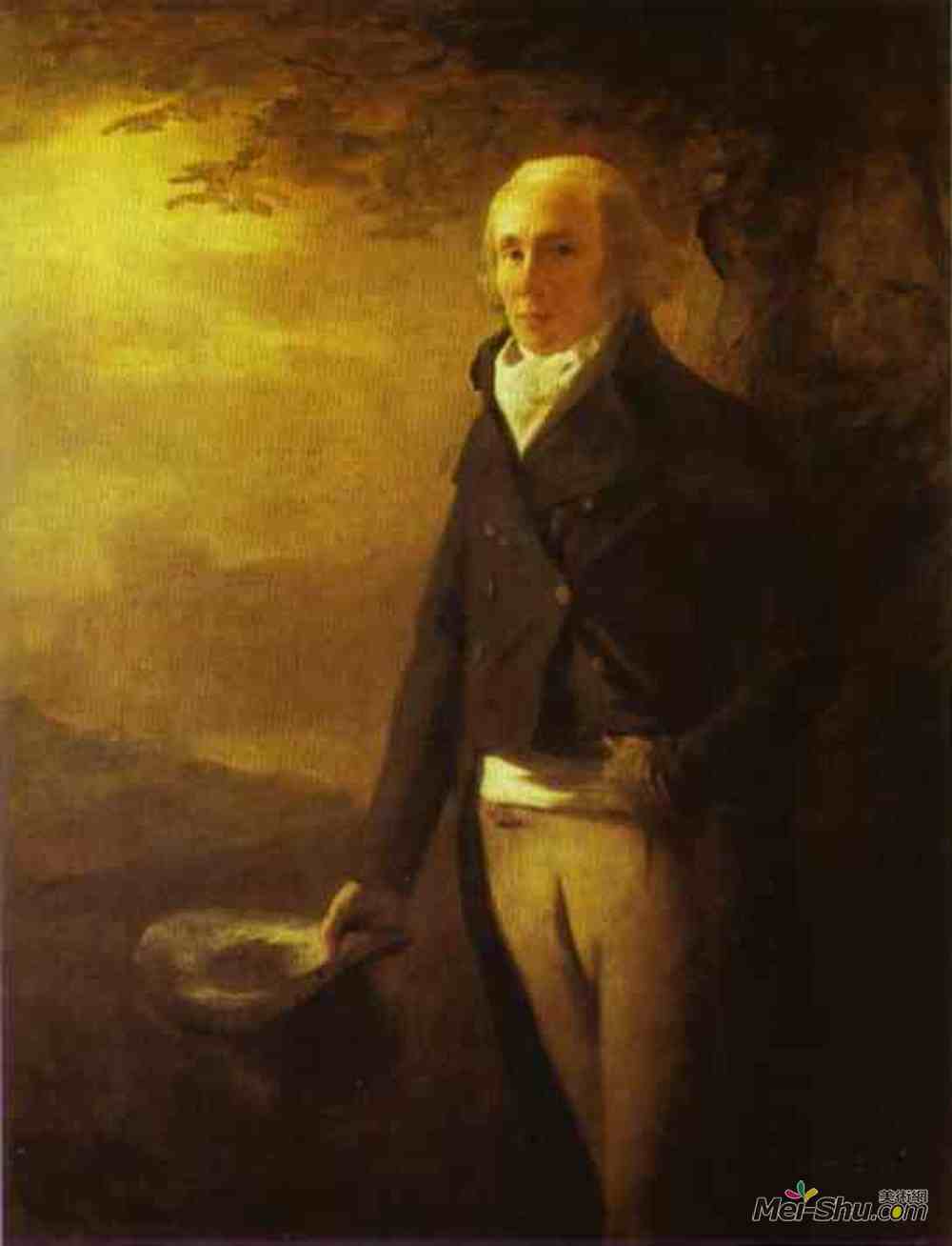 亨利·雷本(Henry Raeburn)高清作品《大卫·安德森画像》