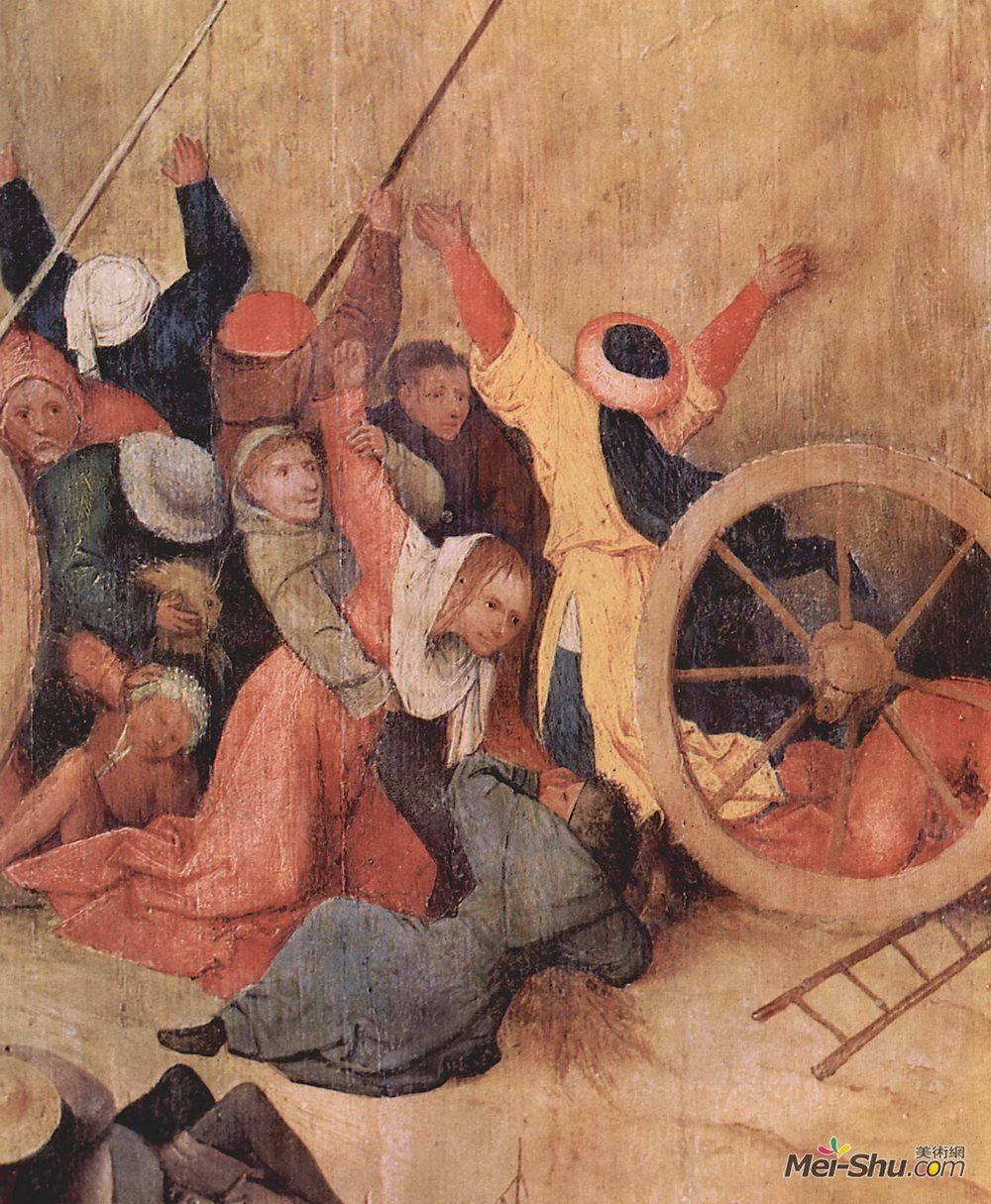 希罗尼穆斯·波希(Hieronymus Bosch)高清作品《Haywain (detail)》