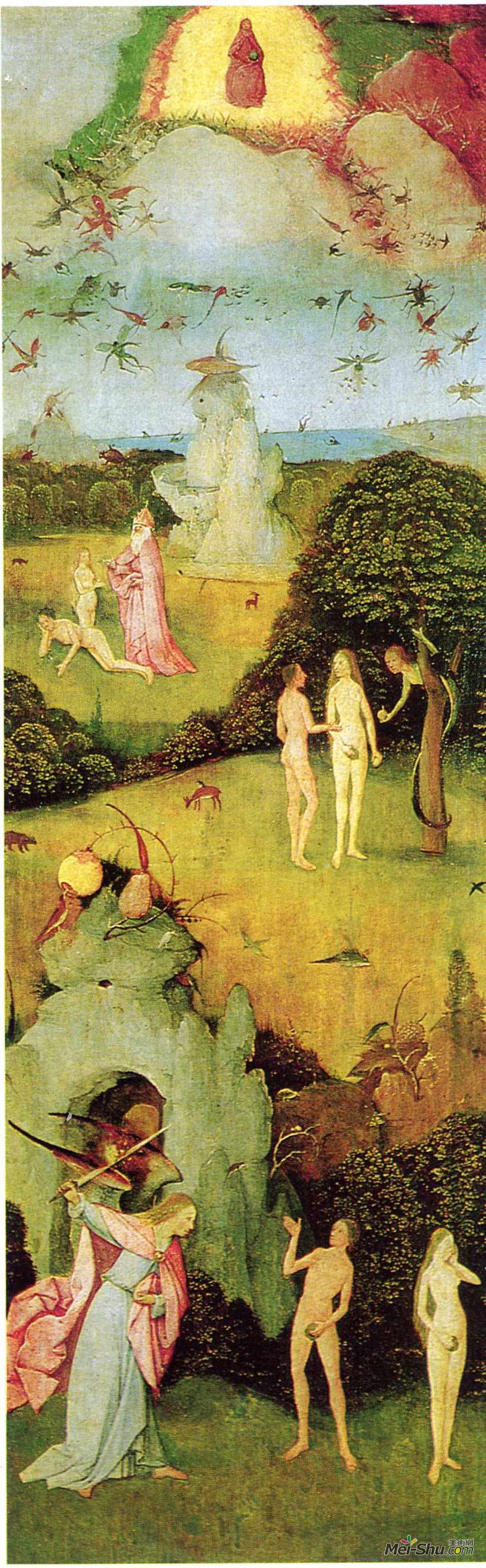 希罗尼穆斯·波希(Hieronymus Bosch)高清作品《Haywain (detail)》