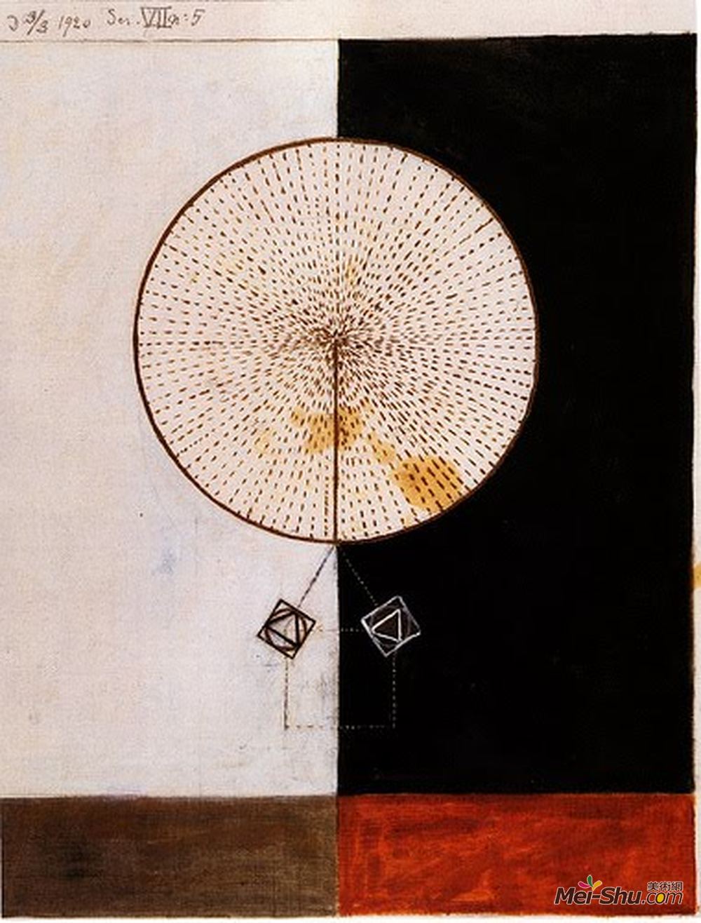 希尔玛克林特(Hilma af Klint)高清作品《无题》