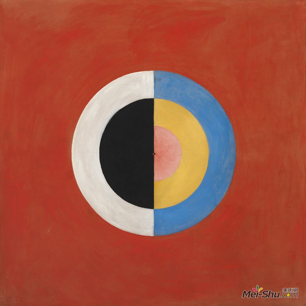 希尔玛克林特(Hilma af Klint)高清作品《天鹅（17号）》