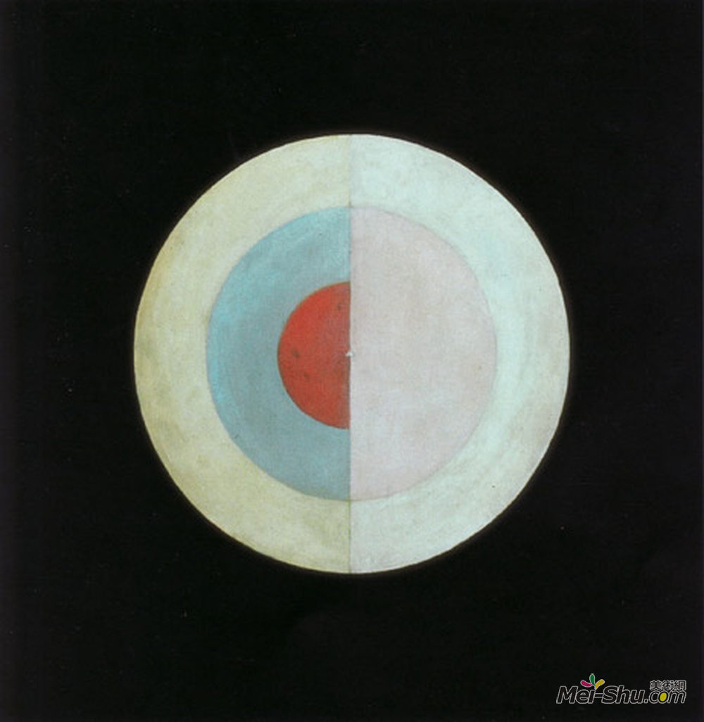 希尔玛克林特(Hilma af Klint)高清作品《天鹅（16号）》