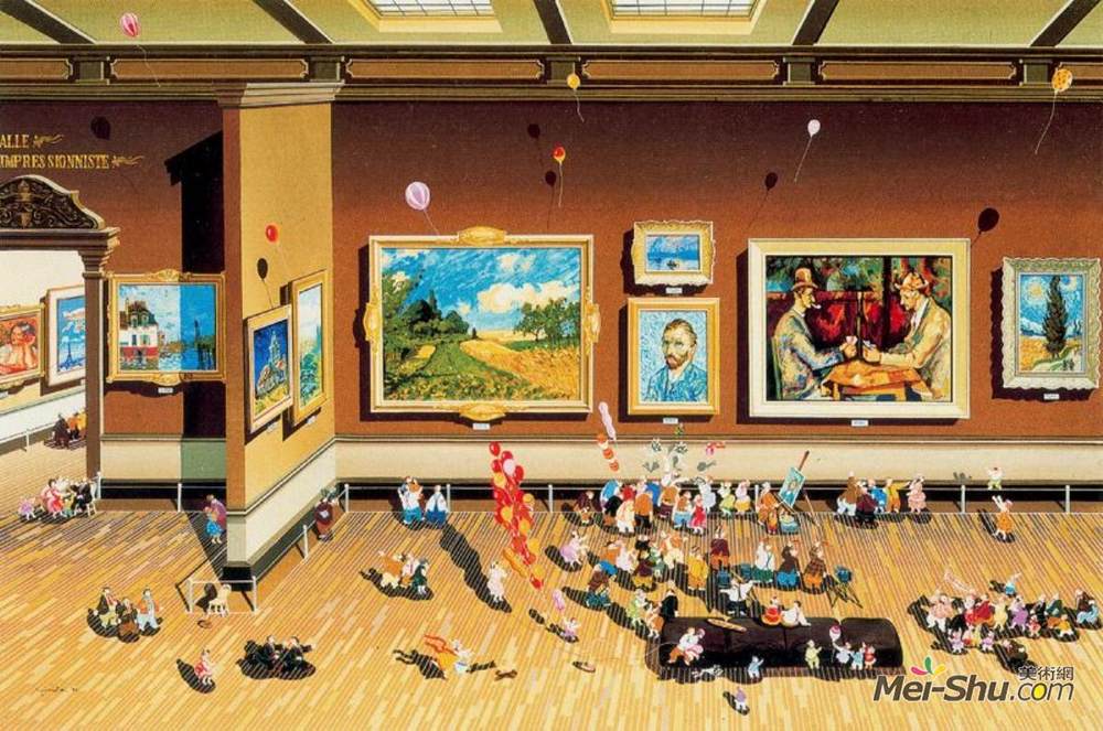 伊罗·山方(Hiro Yamagata)高清作品《印象派画家》