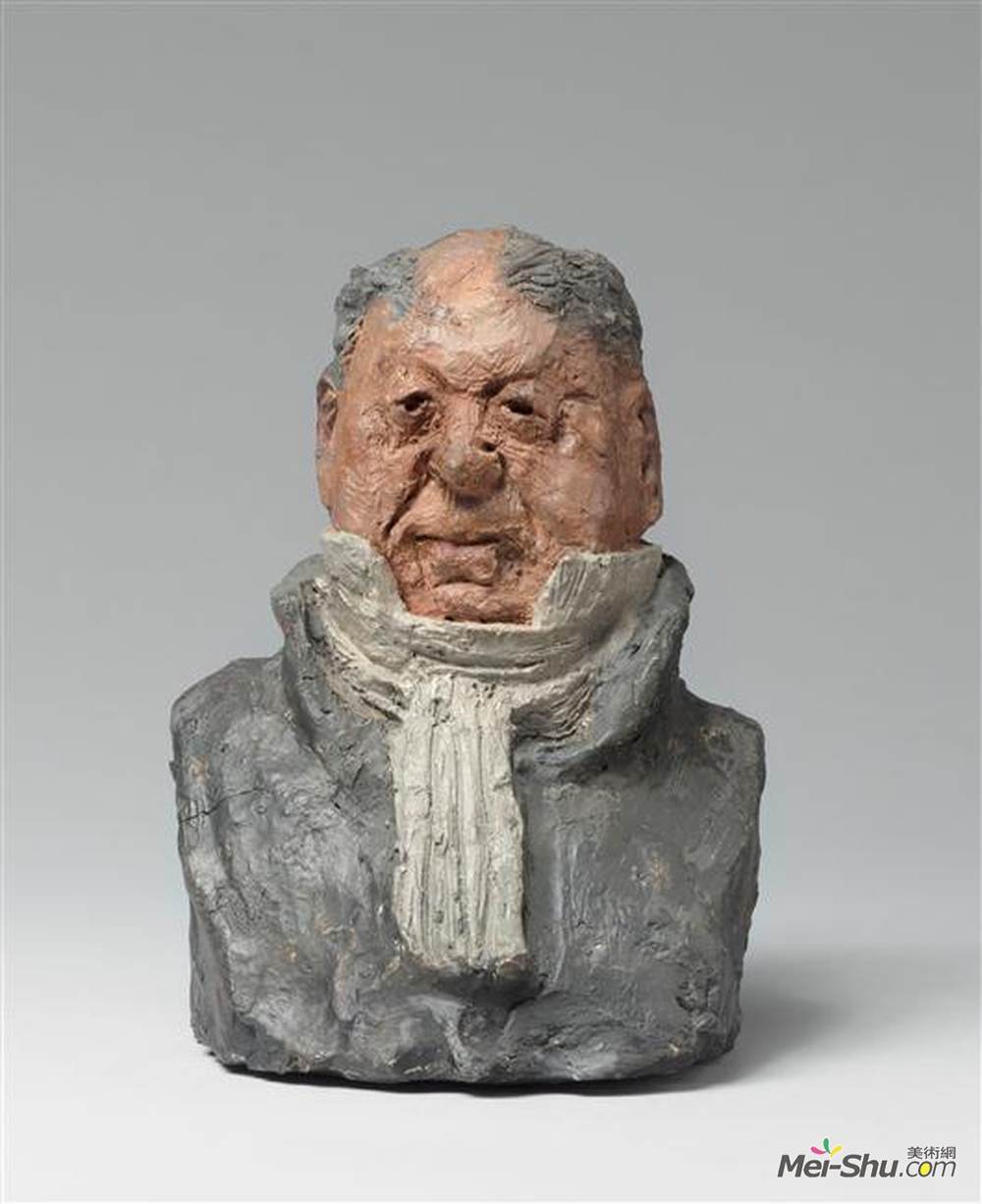 奥诺雷·杜米埃(Honore Daumier)高清作品《Alexandre Lecomte, Magistrate》