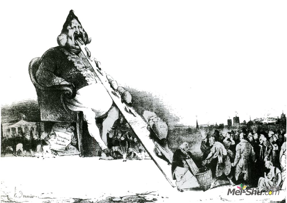 奥诺雷·杜米埃(Honore Daumier)高清作品《巨大的》