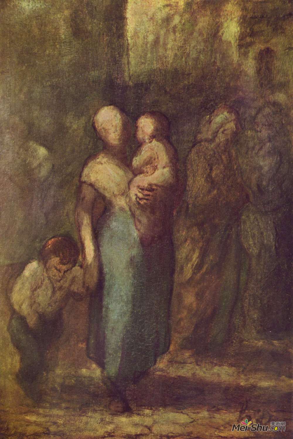 奥诺雷·杜米埃(Honore Daumier)高清作品《在街上》