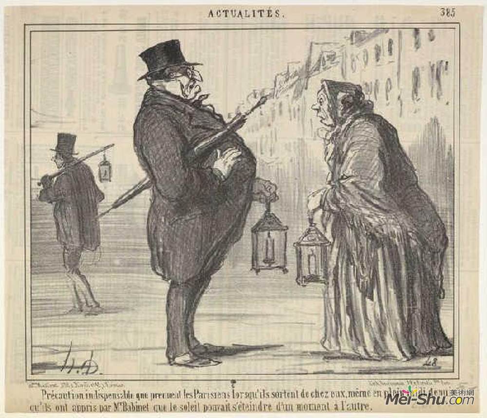 奥诺雷·杜米埃(Honore Daumier)高清作品《贾可巴比涅》