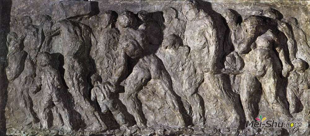 奥诺雷·杜米埃(Honore Daumier)高清作品《大移民》