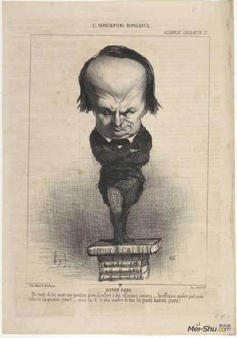 《维克多·雨果》奥诺雷·杜米埃(honore daumier)高清作品欣赏