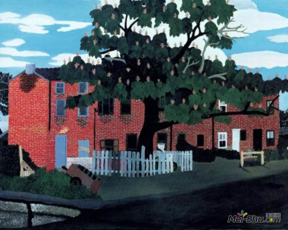 霍里斯·皮平(Horace Pippin)高清作品《宾夕法尼亚西切斯特》