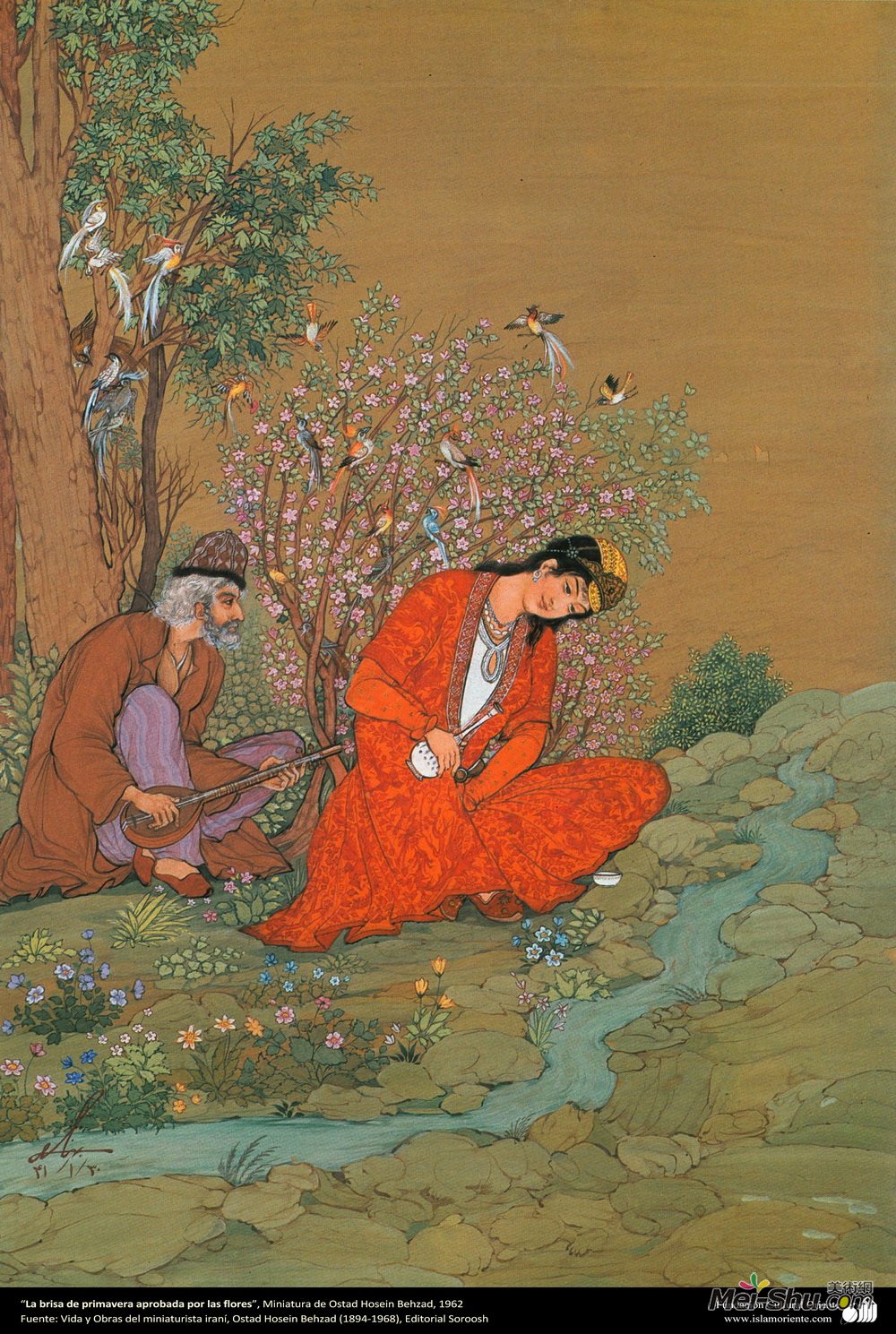 侯赛因·贝扎德(Hossein Behzad)高清作品《春风》