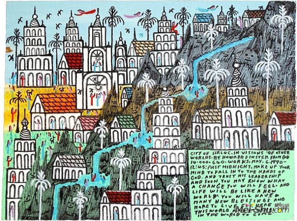 霍华德·芬斯特(Howard Finster)高清作品《Sirloc市》