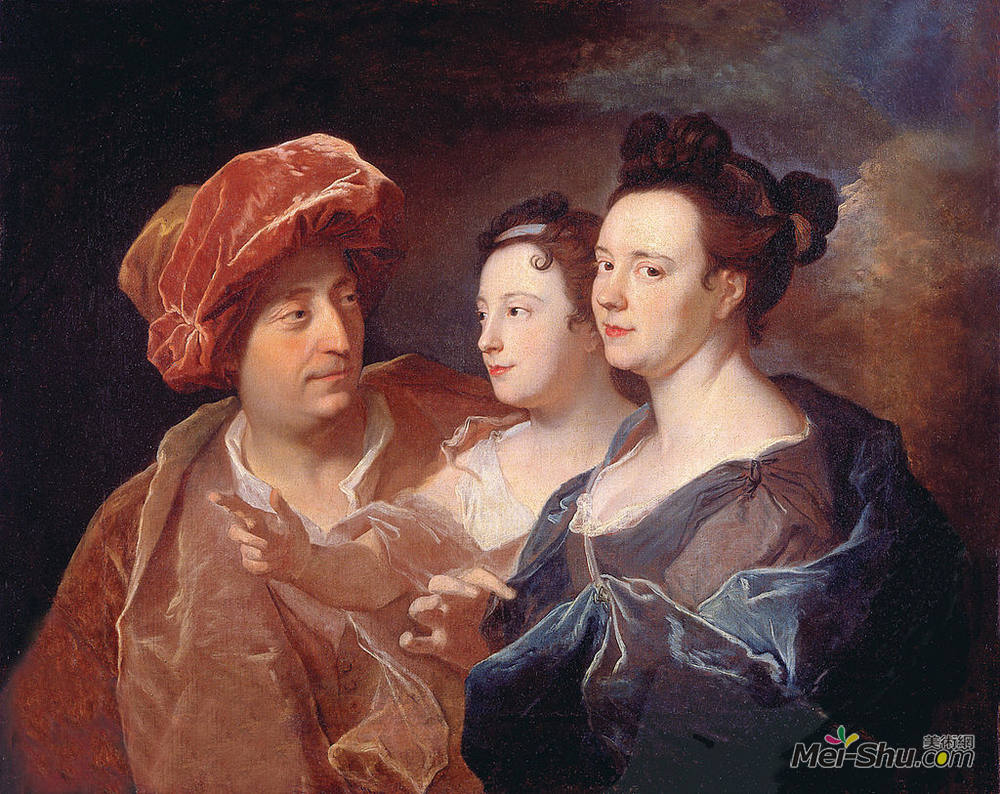 亚森特·里戈(Hyacinthe Rigaud)高清作品《拉菲特家族》